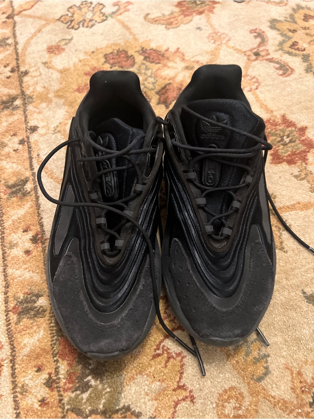 adidas Men’s Black Low-Profile Athletic Sneakers